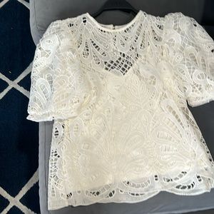 Never worn Express short sleeve blouse